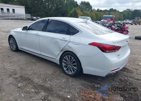 2017 Genesis G80 3.8 из США, поврежденный, VIN KMHGN4JE2HU187629
